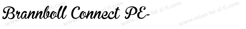 Brannboll Connect PE字体转换